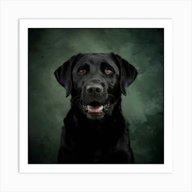 Black Labrador Dog Sage Green Art Illustration Pho D9ti Xl1q8if7qbqjldgoa Cspbyysbr6ootiient45ow Art Print