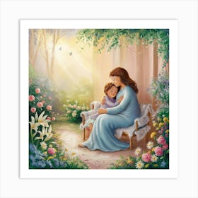 Mother And Child 1 Art Print