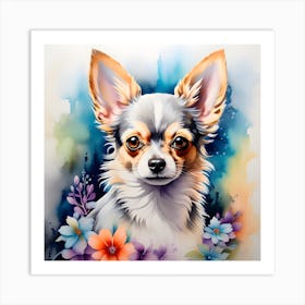 Chihuahua Painting Art Print