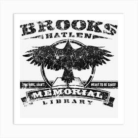 Brooks Memorial Library Art Print