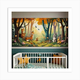 Forest Animals Art Print