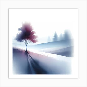 Lone Tree Art Print