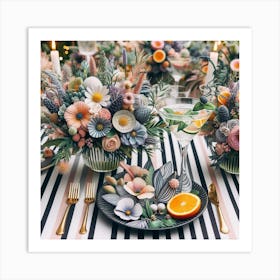 Table Setting Art Print