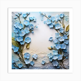 Forget Me Not Flowers 1 Art Print