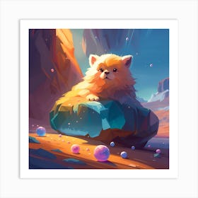 Pom Pom Art Print