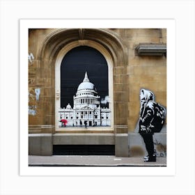 London Street Art 3 Art Print