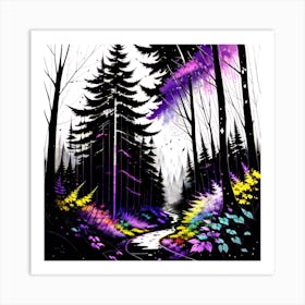 Forest Trail Art Print