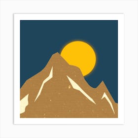 Mountain Sunrise Art Print