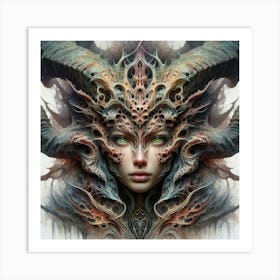 Demon Head 3 Art Print