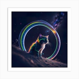 Cat Galaxy (95) Art Print