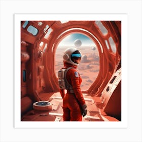 Space Station Art Print