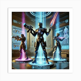 Sci Fi Darkflame Engineers Weapons 1024x1024 Art Print