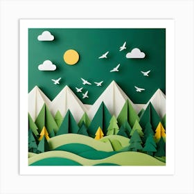 Paper Art 9 Art Print