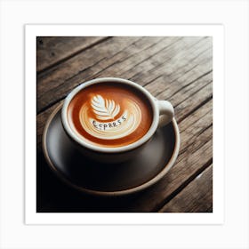 Latte Art Art Print