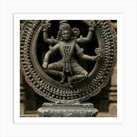 Hindu God Lord Shiva Art Print