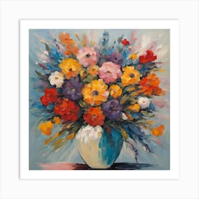 Flowers In A Vase 1 Art Print