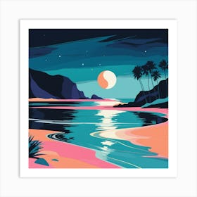 Hawaiian Beach Art Print