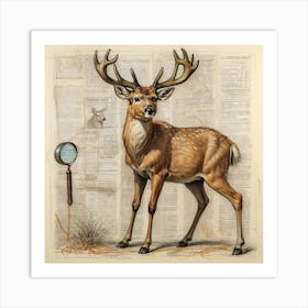 Deer! 66 Art Print