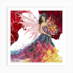 Fairy Flower Art Print