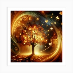 Autumn Tree 1 Art Print