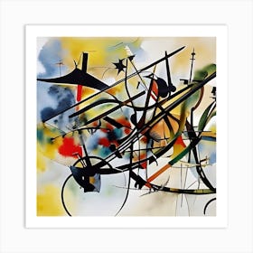 Abstract Painting 11 Art Print