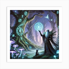 Magic Forest Art Print