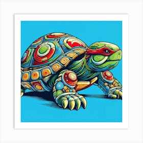 Turtle Art 2 Art Print