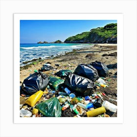 Beach Trash 1 Art Print