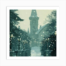 Winter Scene 2 Art Print