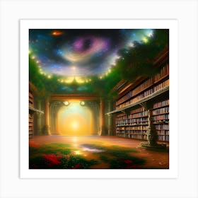 Library Art Print