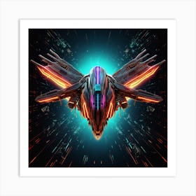 Spaceship 3 Art Print