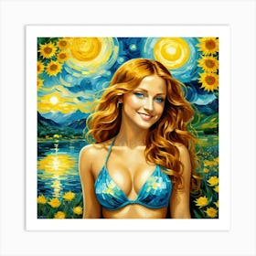 Sunflowers By Van Goghy6 Art Print