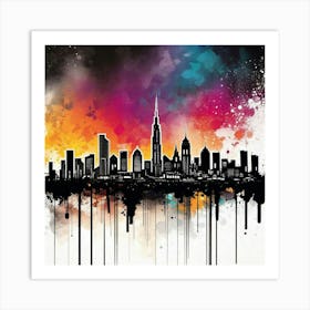 New York City Skyline 64 Art Print