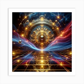 Quantum Travel 2 Art Print