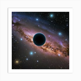 Black Hole In Space Art Print