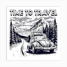 Time To Travel Art Print