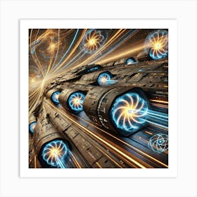 A Detailed Depiction Of The Nullifier Cruiser S Sp Art Print