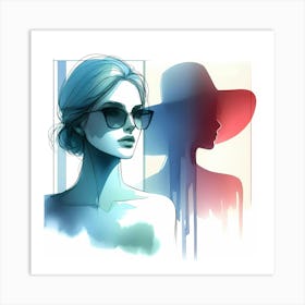 Portrait Of A Woman 13 Art Print