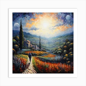 Riviera Radiance: Italian Impressionism Art Print