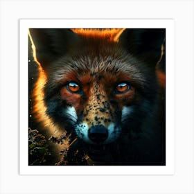 Wild Animal Creative Portrait 176 Art Print