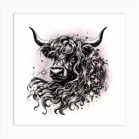 Highland Cow 2 1 Art Print