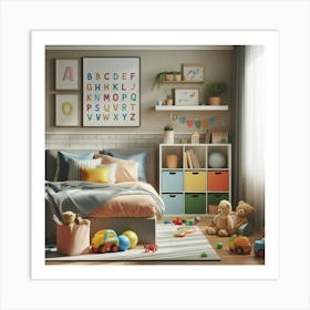 Bedroom For children Art Print