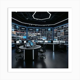 Control Room 1 Art Print