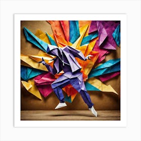 Origami Dancer 57 Art Print