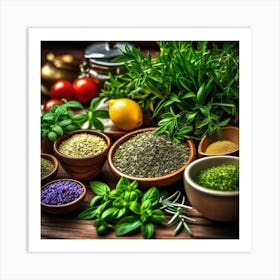 Herbs And Spices 5 Art Print