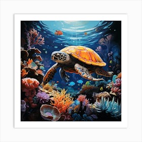 Sea Turtle 4 Art Print