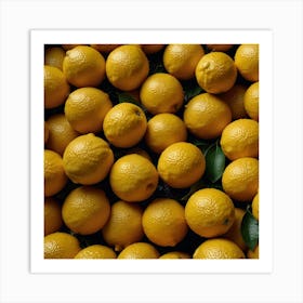 Ripe Oranges Art Print