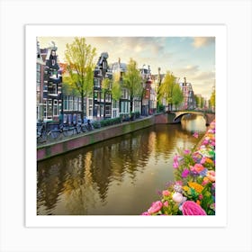 Amsterdam Canal 3 Art Print