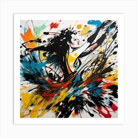 Abstract Dancer Art Print