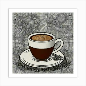 Cup Of Coffee Art Print